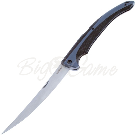 Нож с фиксированным клинком KERSHAW Folding Fishing Fillet сталь 420J рукоять термопластик GRN цв. Черный фото 1