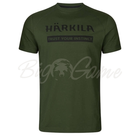 Футболка HARKILA Logo T-Shirt (2 шт.) цвет Duffel green / Phantom фото 1