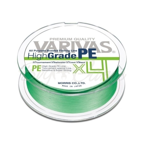 Плетенка VARIVAS High Grade PEx4 150 м цв. Салатовый # 2 фото 1