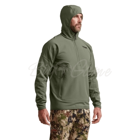 Толстовка SITKA Alpha Fleece Hoodie цвет Olive Green фото 7