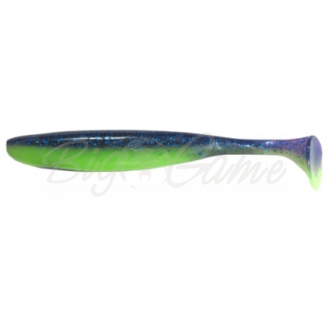 Виброхвост KEITECH Easy Shiner 8" (2 шт.) цв. #PAL06 Violet Lime Belly фото 1