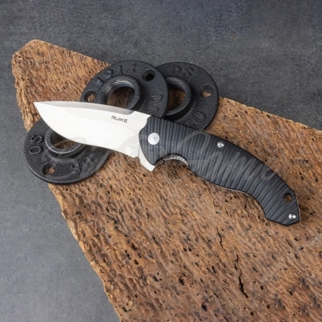 Нож складной RUIKE Knife P852-B цв. Черный фото 6