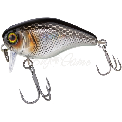 Воблер JACKALL Chubby 41 SSR Silent цв. hl silver & black фото 1