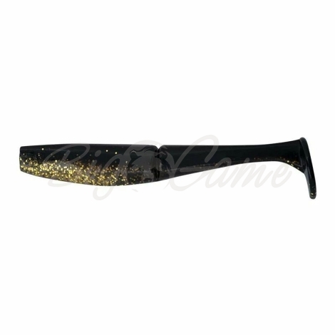 Виброхвост DAIWA Bait Junkie Minnow 4,2" (5 шт.) цв. Black / Gold фото 1
