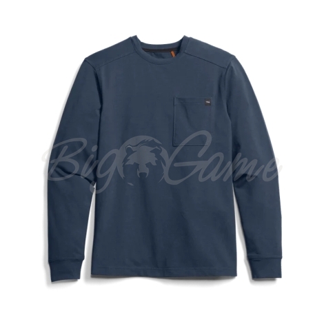 Лонгслив SITKA Foothills LS Crew цвет Starlight Blue фото 1