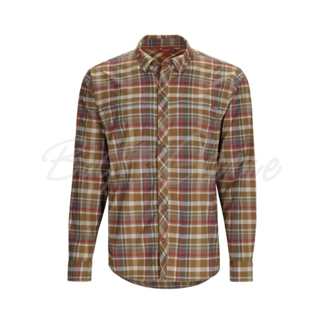 Рубашка SIMMS Bugstopper LS Shirt цвет Chestnut Multi Plaid фото 1