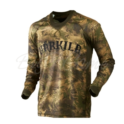 Футболка HARKILA Lynx LS T-shirt цвет AXIS MSP Forest Green фото 1