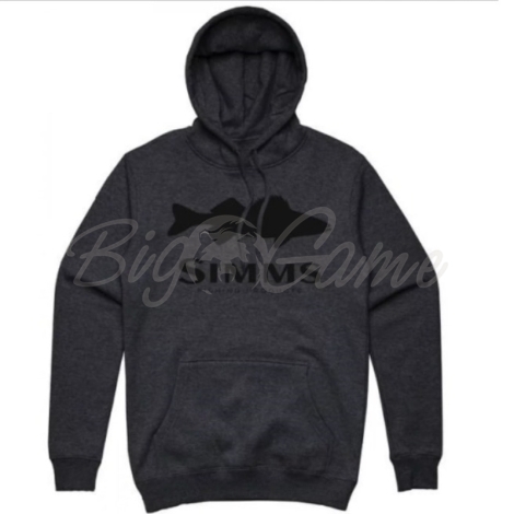 Толстовка SIMMS Walleye Logo Hoody цвет Charcoal Heather фото 1