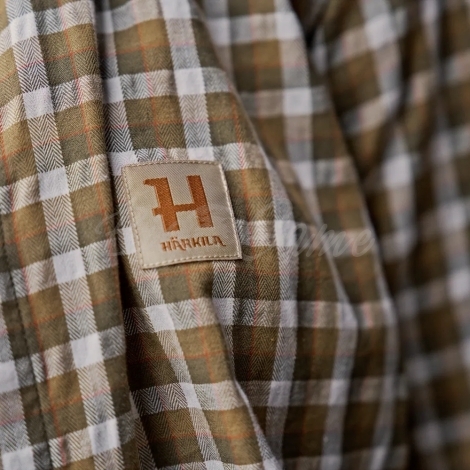 Рубашка HARKILA Fjell L/S Shirt Women цвет Dark olive check фото 7