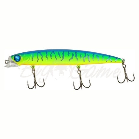 Воблер JACKALL Rada Minnow 114 цв. blue back tiger фото 1