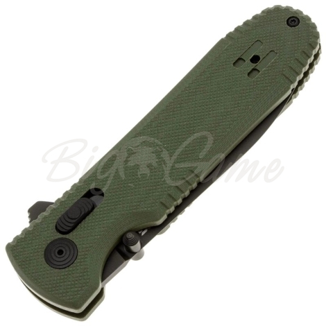 Нож складной полуавтоматический SOG Pentagon Mk3-OD сталь CTS-XHP рукоять Стеклотекстолит G10 цв. Зеленый фото 2