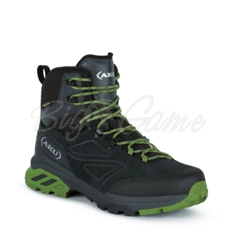 Ботинки треккинговые AKU WS Reactive GTX цвет Dark grey / Green фото 1