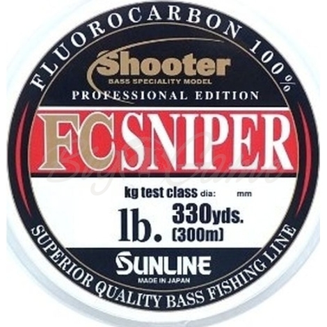 Флюорокарбон SUNLINE FC Sniper Shooter 300 м цв. Прозрачный 0,380 мм фото 1