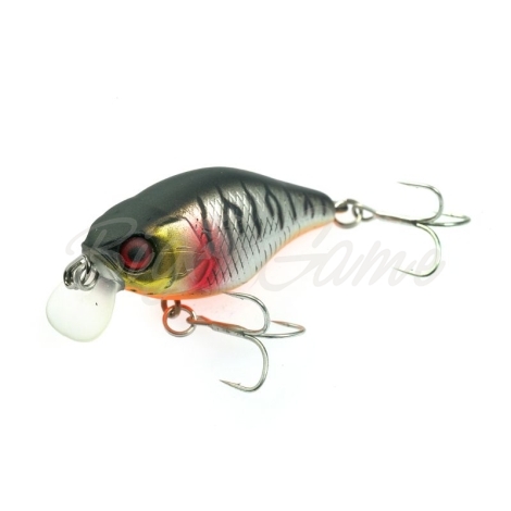 Воблер JACKALL Chubby 38 SR цв. uv mat silver tiger фото 2