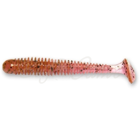 Виброхвост CRAZY FISH Vibro Worm 3" (5 шт.) зап. жареная рыба, код цв. 13 фото 1