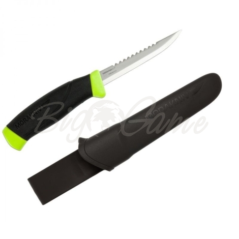 Нож MORAKNIV Fishing Comfort Scaler 098 цв. черный фото 1