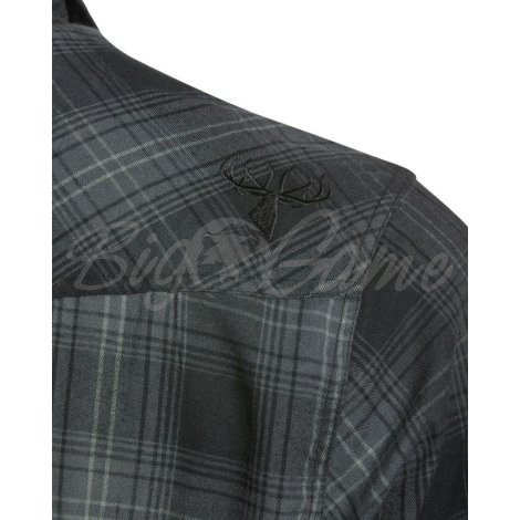 Рубашка KING'S Western Snap Flannel цвет Western Charcoal Plaid фото 3