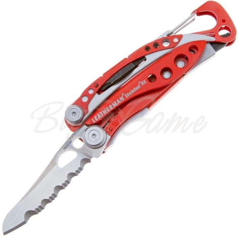 Мультитул LEATHERMAN Skeletool RX (7 инструментов) цв. Red фото 5