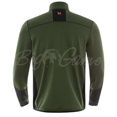 Толстовка HARKILA Scandinavian fleece jacket цвет Duffel green / Black фото 5
