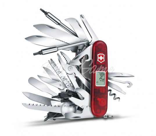 Нож VICTORINOX SwissChamp XAVT 91мм 81 функция цв. красный (в подарочной уп.) фото 1