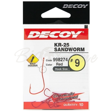 Крючок одинарный DECOY Kr-25 Sandworm фото 2