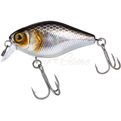 Воблер JACKALL Chubby 41 SR Silent цв. hl silver & black фото 2