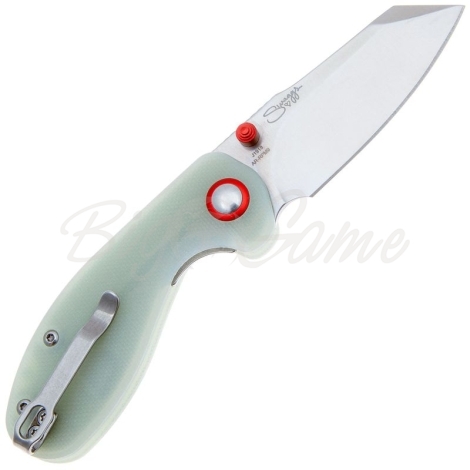 Нож складной полуавтоматический CJRB Maileah сталь AR-RPM9 рукоять стеклотекстолит G10 цв. Серый фото 4 Нож складной полуавтоматический CJRB Maileah сталь AR-RPM9 рукоять стеклотекстолит G10 цв. Серый фото 4