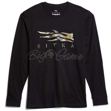 Футболка SITKA Icon Optifade Long Sleeve Tee цвет Black / Optifade Elevated II фото 1