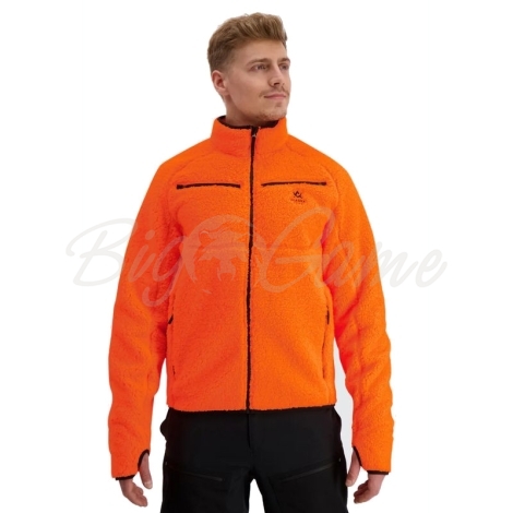 Толстовка ALASKA MS Teddy Jacket цвет Blaze Orange фото 2