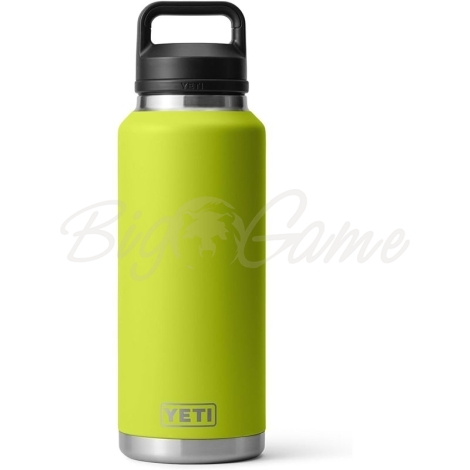 Термос YETI Rambler Bottle Chug Cap 1400 цвет chartreuse фото 3