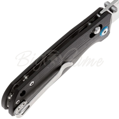 Нож складной полуавтоматический CJRB Maximal сталь AR-RPM9 рукоять стеклотекстолит G10 цв. Черный фото 5