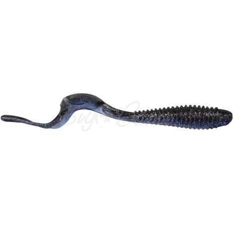 Твистер NORSTREAM Tricky Tail 9" цв. 08 Black-Blue фото 1