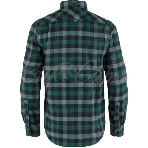 Рубашка FJALLRAVEN Skog Shirt M цвет Arctic Green-Dark Navy фото 6