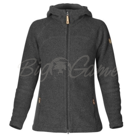 Толстовка FJALLRAVEN Kaitum Fleece W цвет Dark Grey фото 3