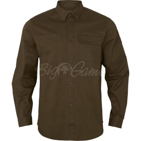 Рубашка HARKILA Trym L/S Shirt цвет Willow green фото 1