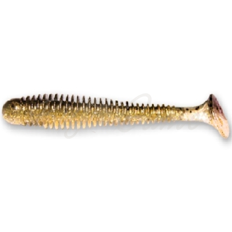 Виброхвост CRAZY FISH Vibro Worm 3,4" (5 шт.) зап. кальмар, код цв. 2d фото 1