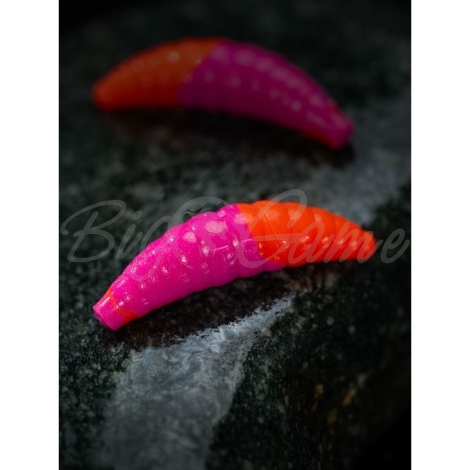 Личинка TERUKI Bro 3,8 см (8 шт.) зап. сыр цв. Pink/Orange фото 1