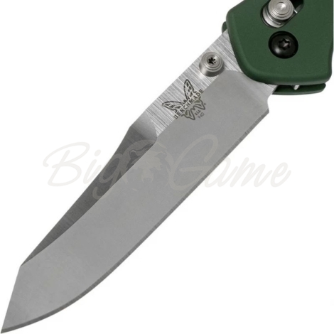 Нож складной BENCHMADE Osborne сталь S30V рукоять зеленый алюминий фото 4