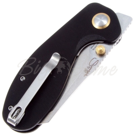 Нож складной полуавтоматический CJRB Maileah сталь AR-RPM9 рукоять стеклотекстолит G10 цв. Черный фото 2 Нож складной полуавтоматический CJRB Maileah сталь AR-RPM9 рукоять стеклотекстолит G10 цв. Черный фото 2