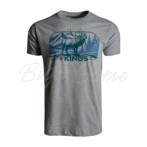 Футболка KING'S Herd Bull Tee цвет Heather Grey фото 1