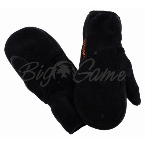 Варежки SIMMS Headwaters Foldover Mitt цвет Black фото 1