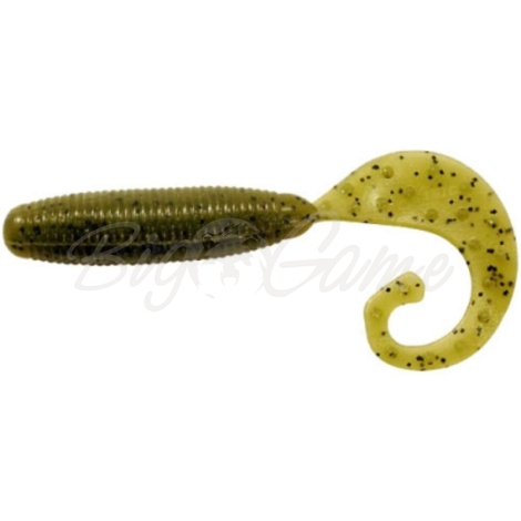 Твистер REINS Fat G-Tail Grub 4" (10 шт.) код цв. 001-Watermelon Seed фото 1