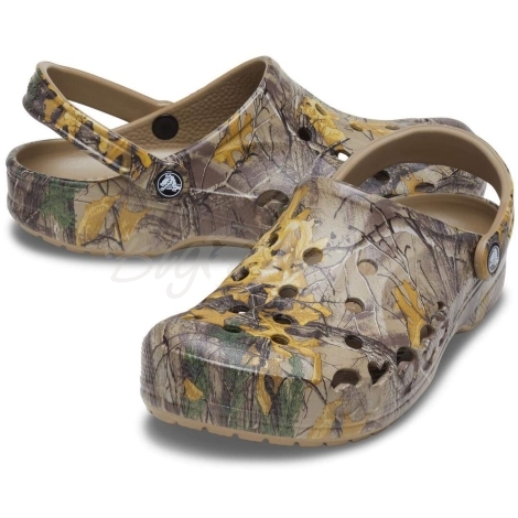 Сабо CROCS Baya Realtree Xtra Clog цвет Коричневый фото 1