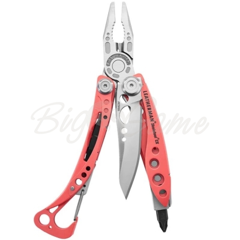 Мультитул LEATHERMAN Skeletool CX (7 инструментов) цв. Guava фото 1