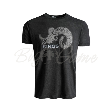 Футболка KING'S Full Curl Tee цвет Heather Graphite фото 1