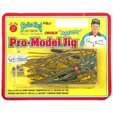 Бактейл STRIKE KING Pro-Model Jig 14 г (1/2 oz) цв. watermelon фото 1