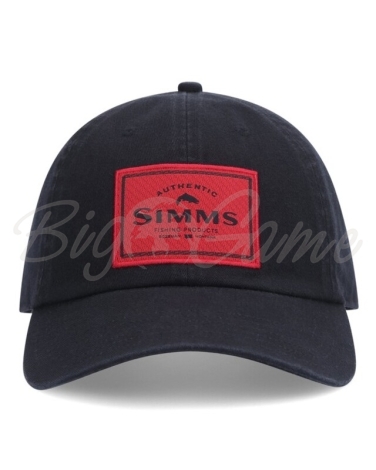 Кепка SIMMS Single Haul Cap цвет black red фото 1