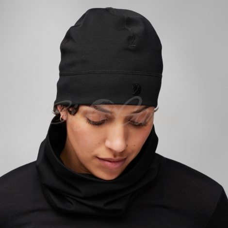 Шапка FJALLRAVEN Keb Fleece Hat цвет Black фото 3