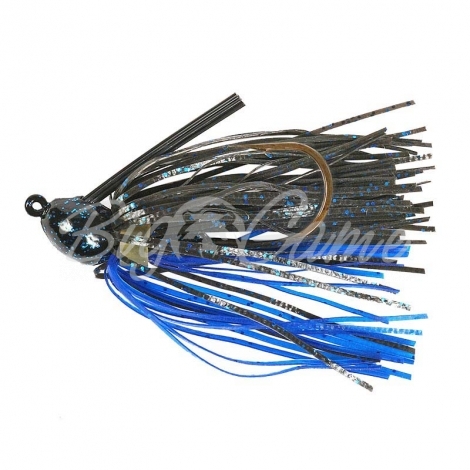 Бактейл STRIKE KING Bitsy Bug mini jig 5,25 г (3/16 oz) цв. black / blue фото 2