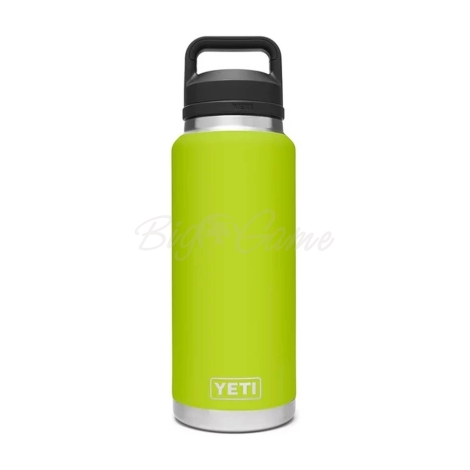 Термос YETI Rambler Bottle Chug Cap 1065 цвет chartreuse фото 1